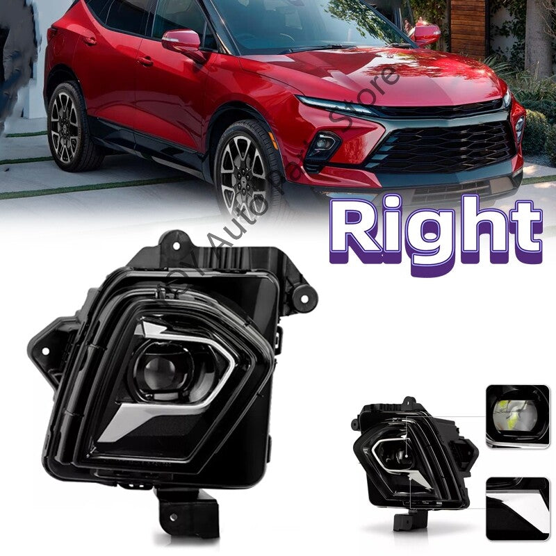 for Chevy Blazer 2023-2024 Right Projector Headlight LED Front Bumper Turn Lamp