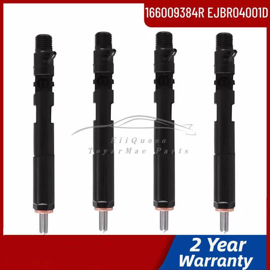 4x 28232248 EJBR04001D Diesel Injector For Delphi for RENAULT 166009384R New