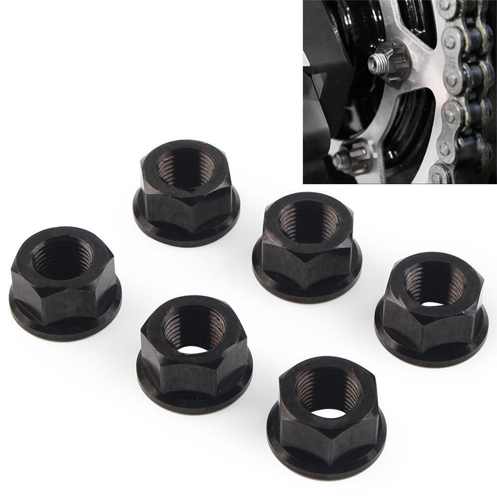 M101.0 Kettenradmuttern f¨¹r for Ducati Streetfighter Panigale V4 S Speciale Schwarz