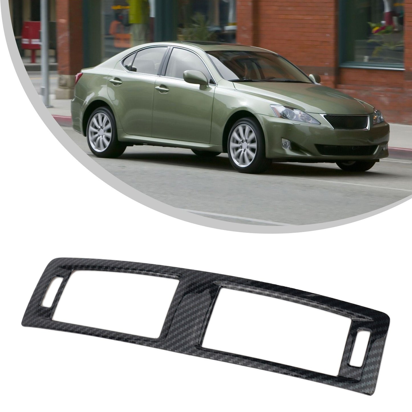 Upgrade Your for Lexus IS 250 2006 2011 with Carbon Fiber Air Vent Cover