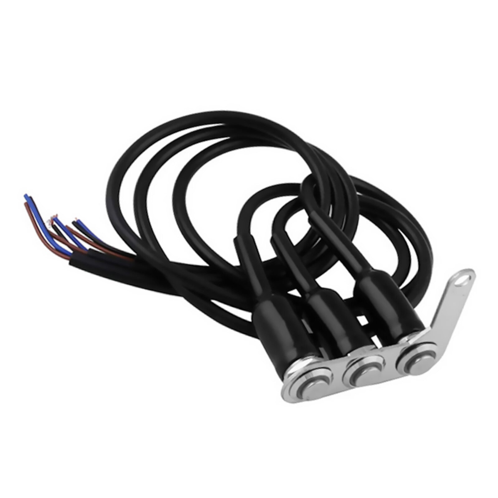 LED Motorcycle Switch ON OFF Handlebar Mount Push For Headlight Horn Turn Signal