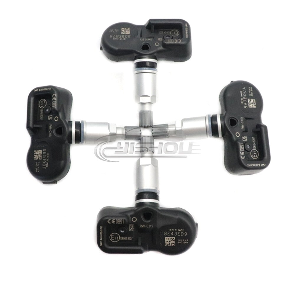 (4) 42607-48020 Tire Pressure Monitoring System (TPMS) sensor for Toyota for Lexus LC RX PMV-C215