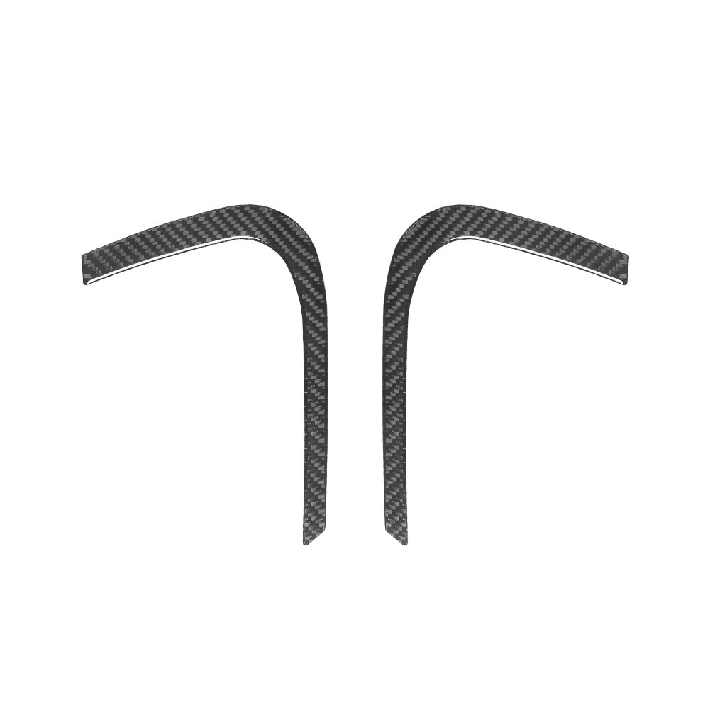 4x Carbon Fiber Rear Door Panel Cover Trim For Land for Range Rover Sport 2014-2017