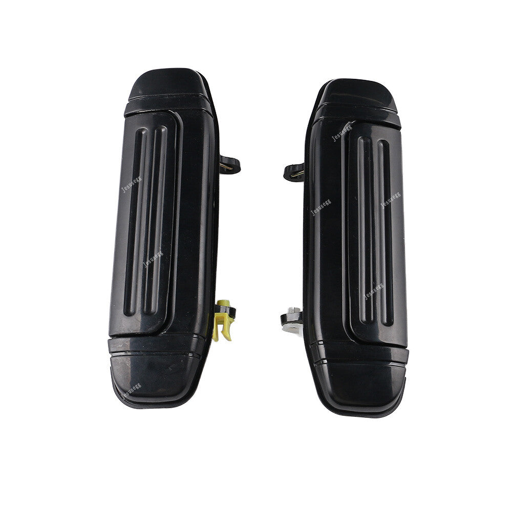 Pair Outside L+R Front Door Handle Black for Mitsubishi Montero for Pajero V46 V31