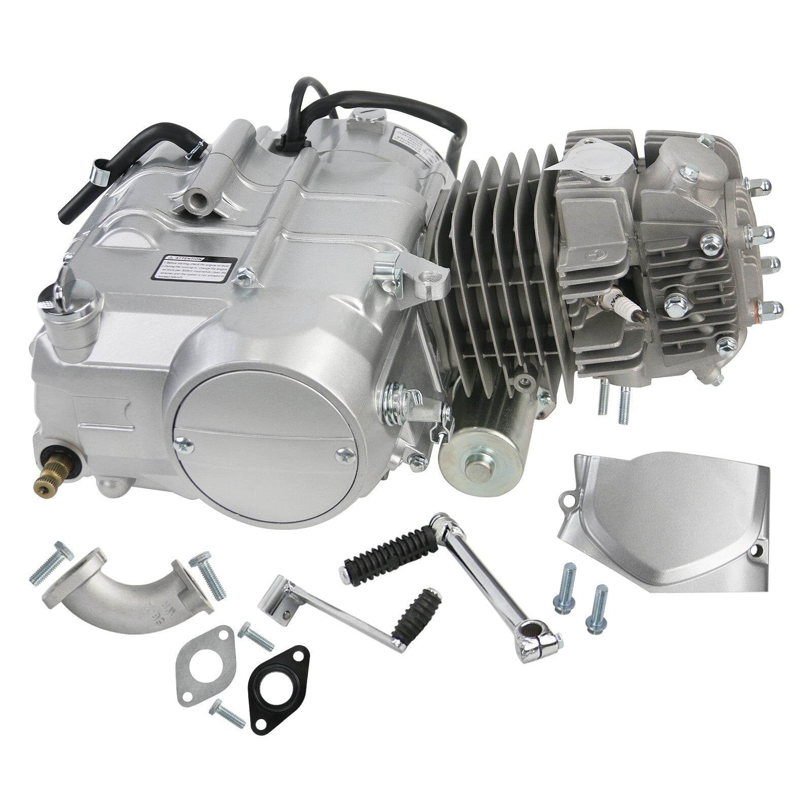 140cc engine, motor, and complete electric starter kit suitable for Dirt Pit bicycles, for Honda CT70, CT90, and 110cc models.