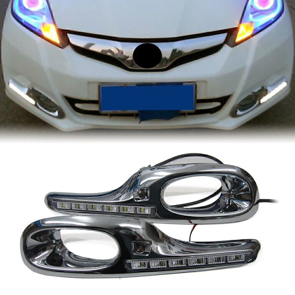 LED Daytime Running Lights DRL for Honda Fit Jazz 2011-2013 2012