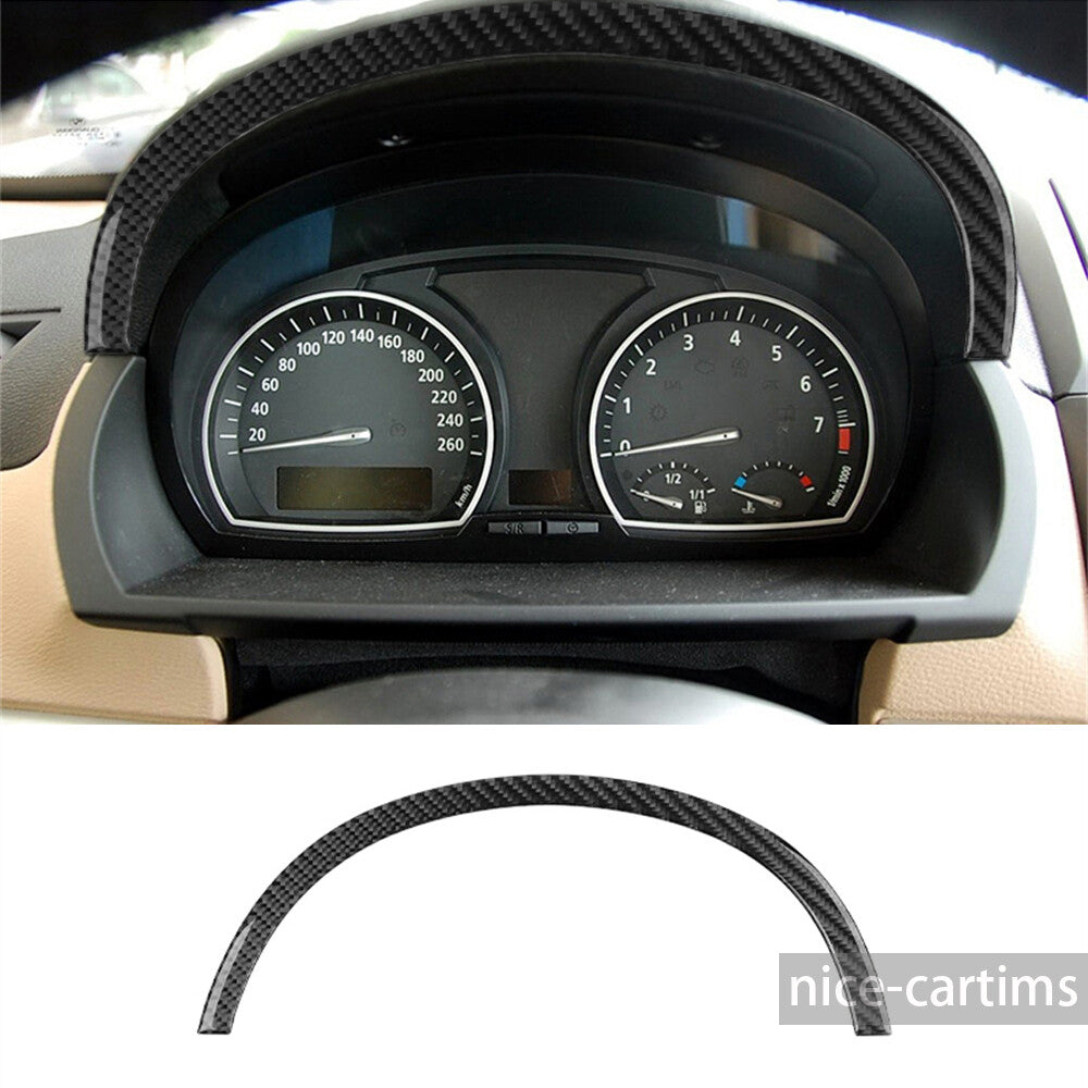 Carbon Fiber Dashboard Uper Strip Cover for BMW X3 E83 2004-2010 Car Accessories