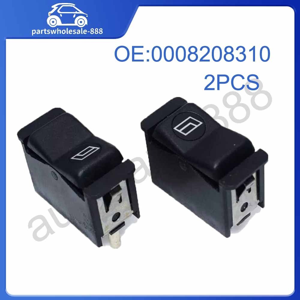 0008208310 2Pcs Power Electric Window Switch for Mercedes-Benz R107 380SL 560SL