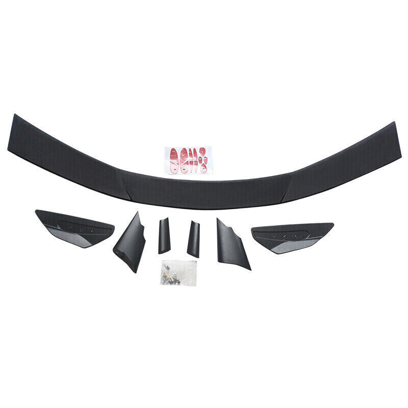 ABS Carbon Style For 20-23 for Chevrolet for Corvette C8 Rear Trunk High Spoiler Wing