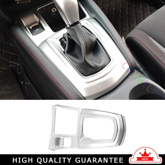 Console Gear Shift Frame Cover Trim for Nissan Rogue Sport 2017-21 Matte Silver