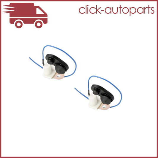 Set of 2 Black Universal Auto Interior Parts Car Door Light Lamp Switch Button