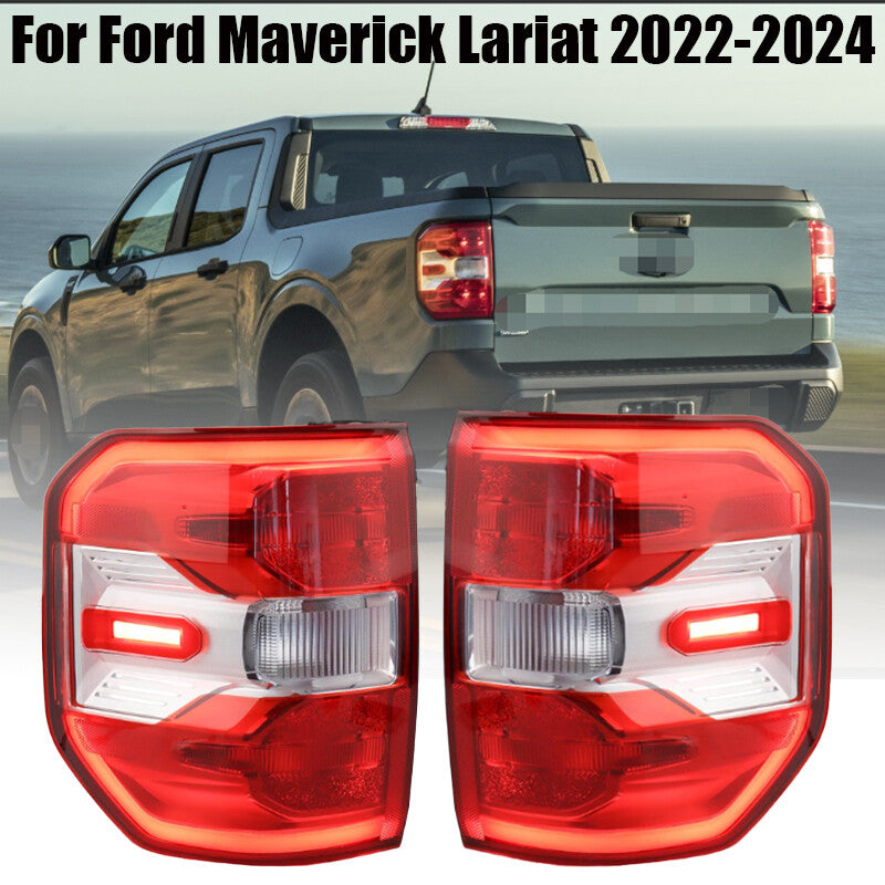 2022 2023 2024 for Ford Maverick Lariat Pair LED Rear Tail Light Stop Lamp