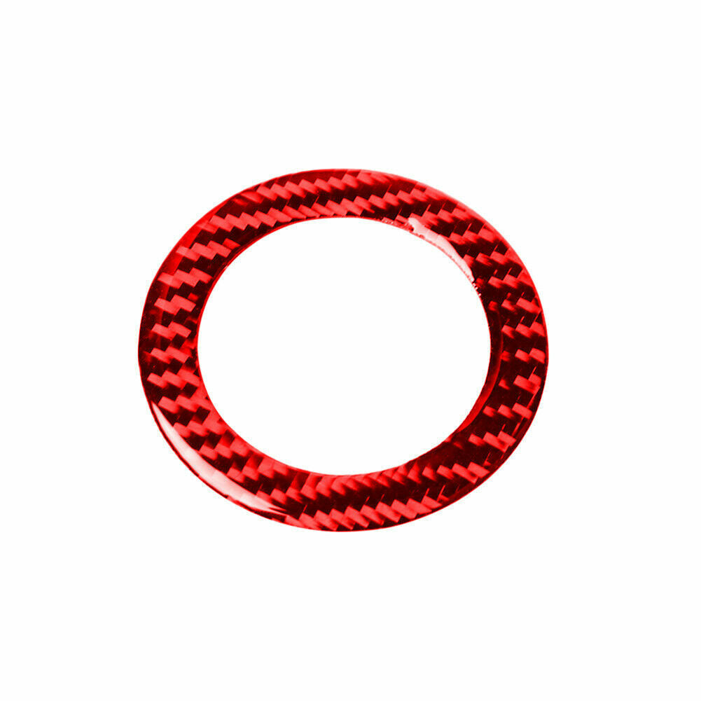 The red carbon fiber steering wheel center trim is suitable for the for BMW 3 Series E46, 1998-05