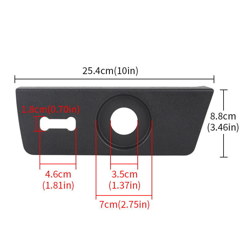 Left Driver for Seat Switch Housing Trim Bezel Panel For 2011-2014 for Ford F-150 XLT