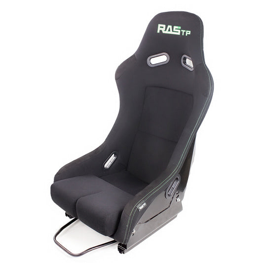 Black Universal Racing Adjustable Bucket Reclinable Seats  Slider Rail X1