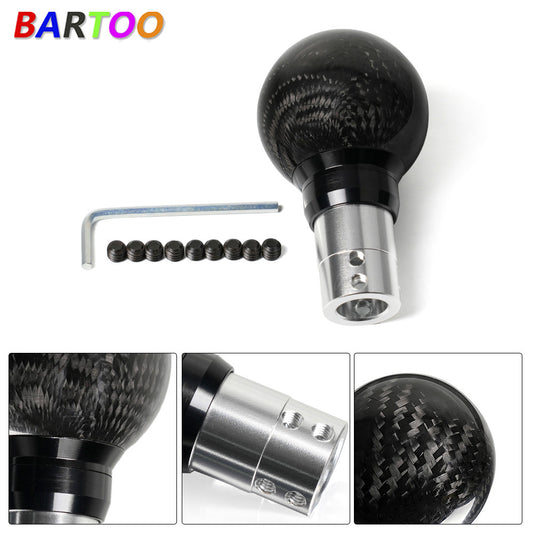 Automatic Manual Car with Button Shifter Lever Head Universal Gear Shift Knob