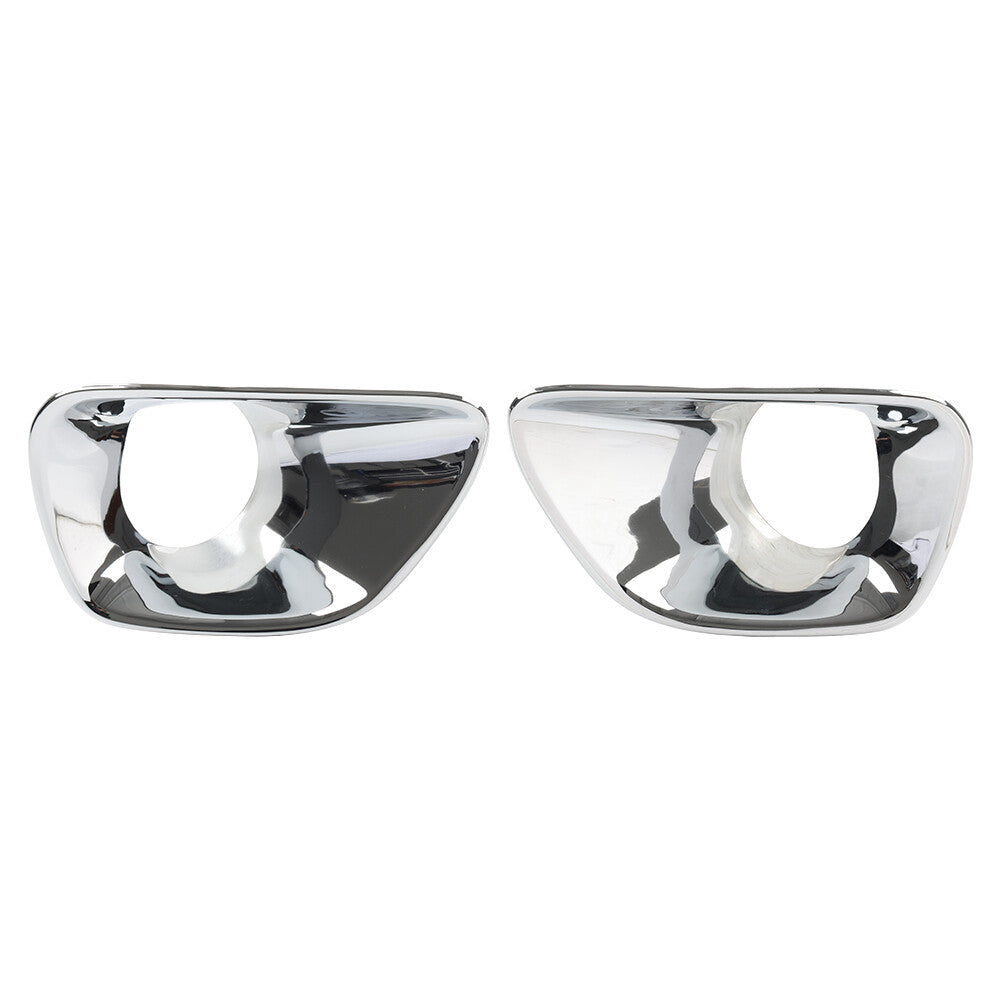2X Front Fog Lamp Light Cover Chrome Trim for Jeep Grand Cherokee 2011-2013 2012