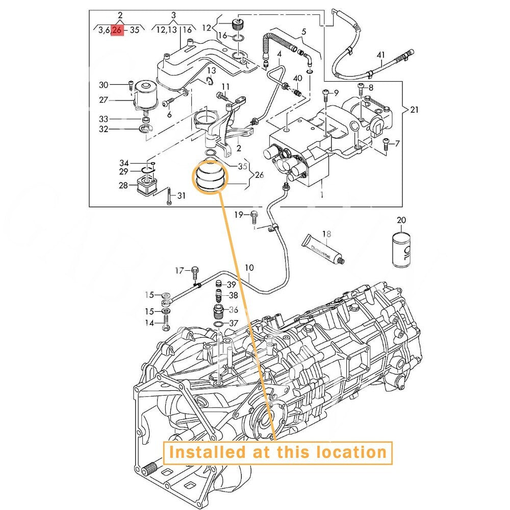 for FERRARI for LAMBORGHINI GEARBOX ACCUMULATOR Equipment Manufacturer: 086325585