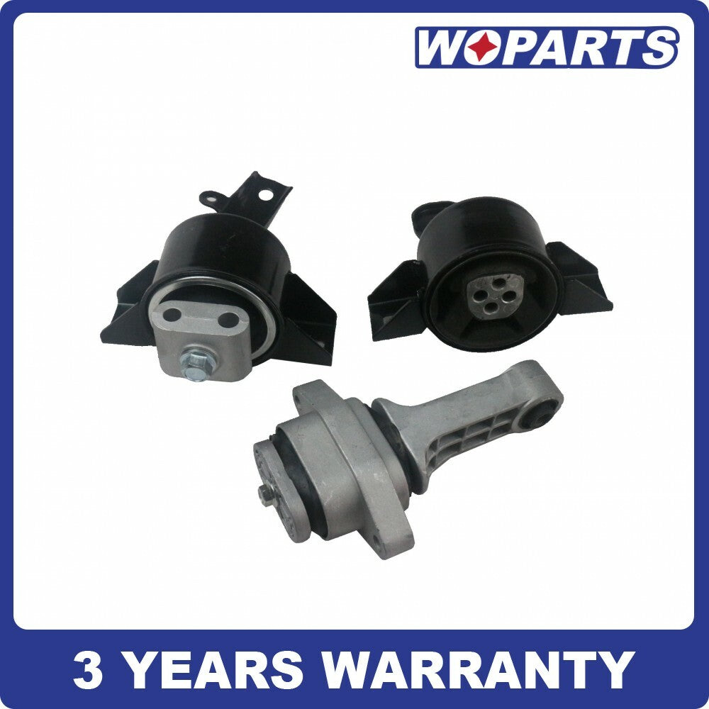 3PC Engine Trans Mount Fit for Chevy Aveo Aveo5 for Pontiac Wave 1.6L 04-08