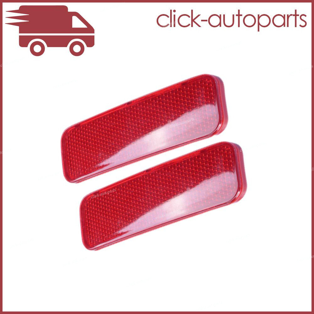 Pair Rear Bumper Reflector Light Lamp Lens for Ford Transit Van 2014-UP L+R