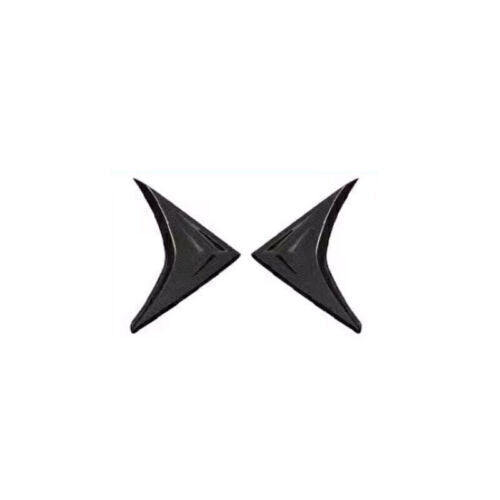 Black Look Rear Trunk Spoiler Wing Side Cover Trim for Toyota Highlander 2020-24