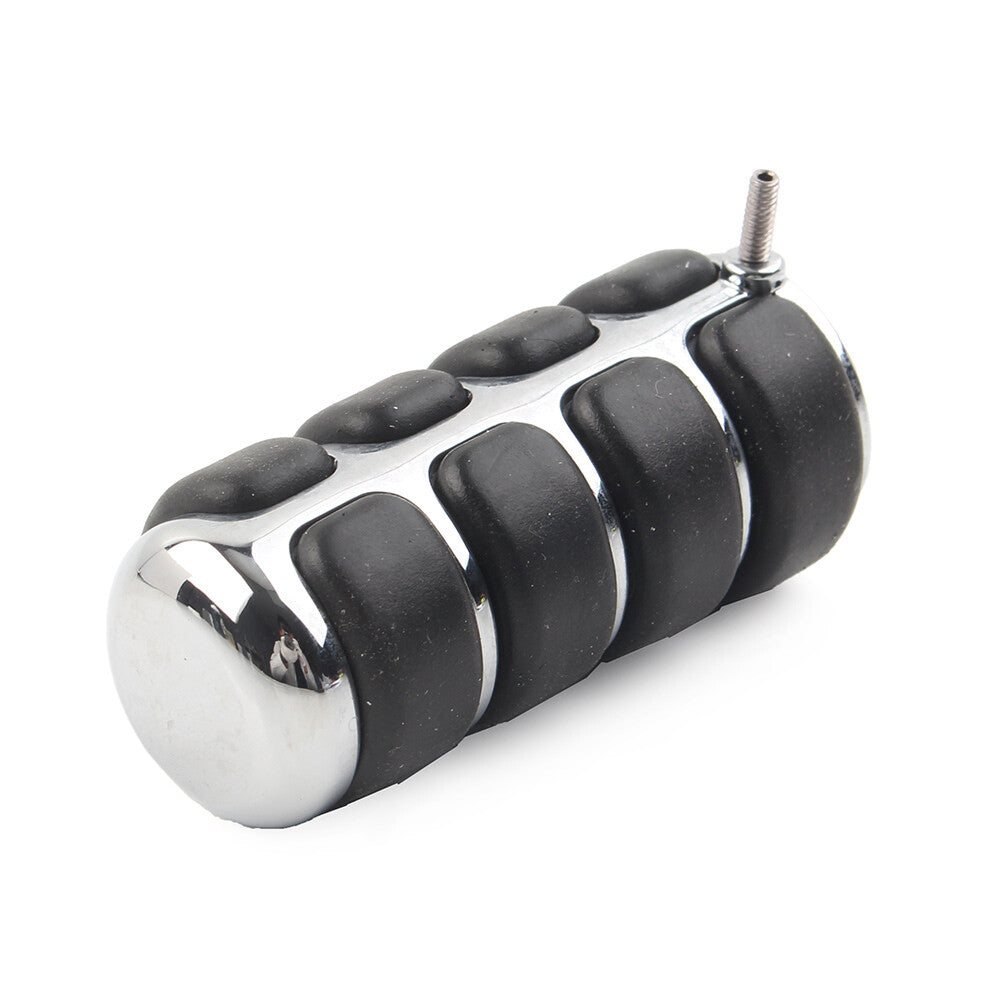 Round Gear Shift Brake Lever Peg Toe Heel Pedal Cover Fit for Yamaha V-Star Raider