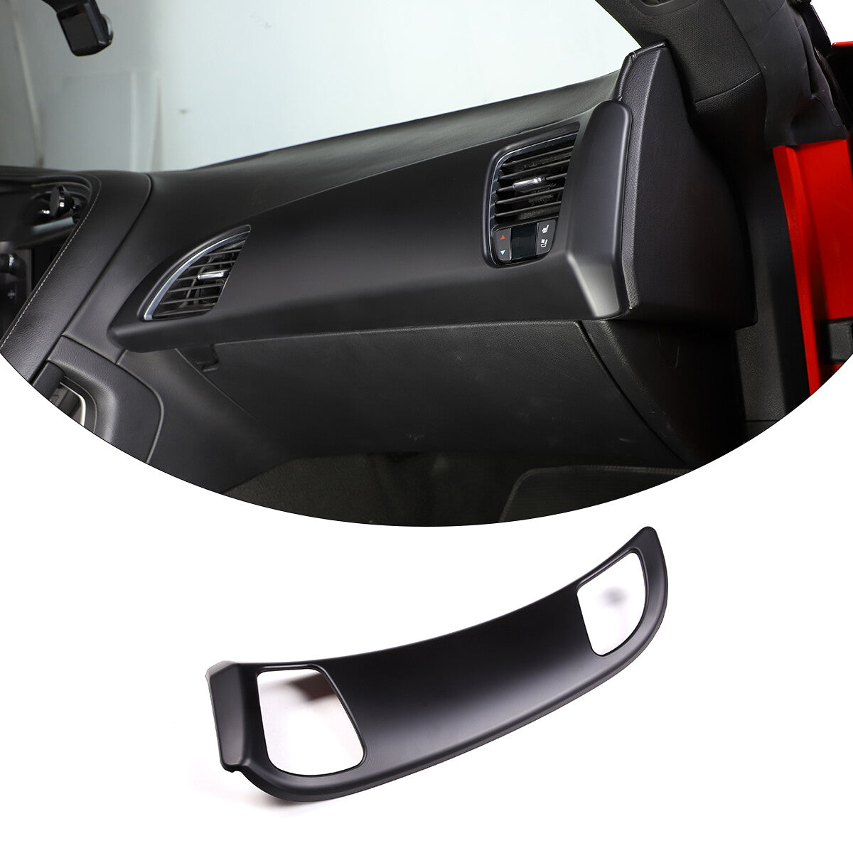 ABS matte black steering wheel button frame trim for Toyota Tacoma 2016 - 2022