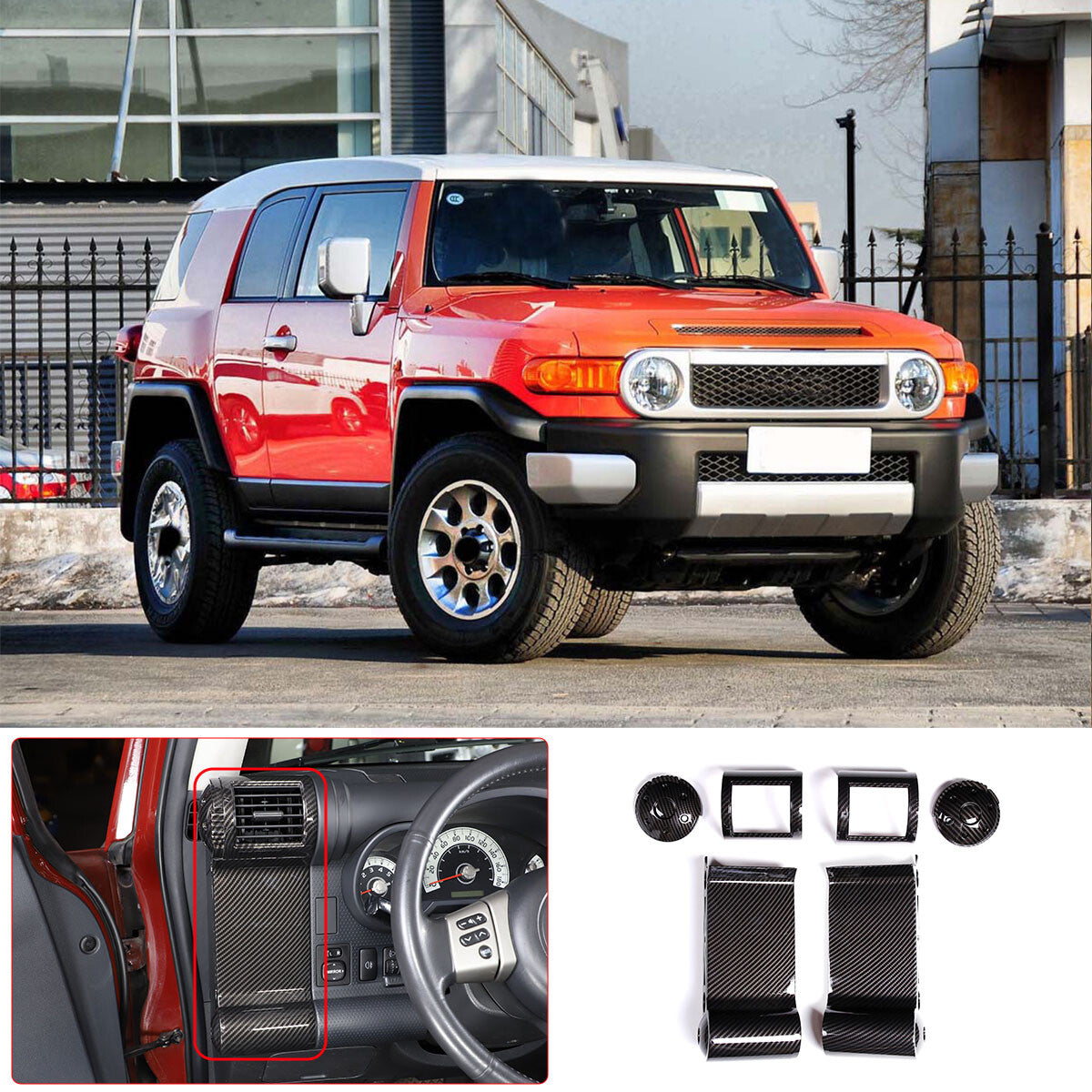 Black ABS armrest box privacy storage container suitable for Hummer H2 2003-2007