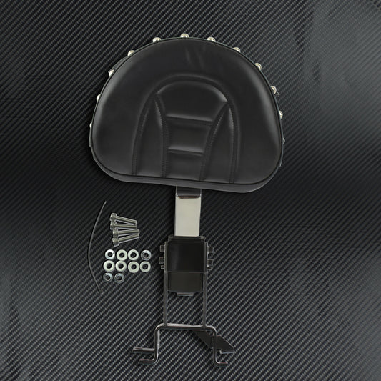 Plug-In Drive Nails Backrest w/ Mounting Kit Chrome Arm Fit For Indian Models
