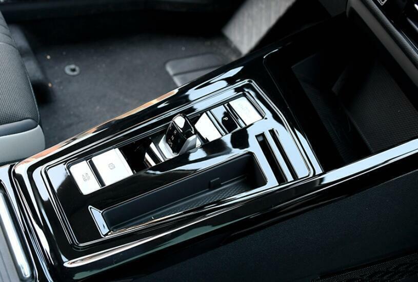 Frame Trim Middle Console Gear Shift for Volkswagen for Golf MK8 20-21 ABS Black