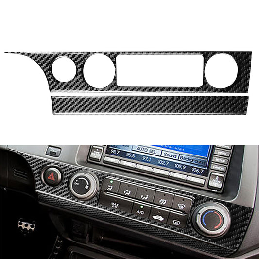 Interior Air Condition Switch Panel Frame Trim Fit for Honda for Civic 8th Gen 06-11