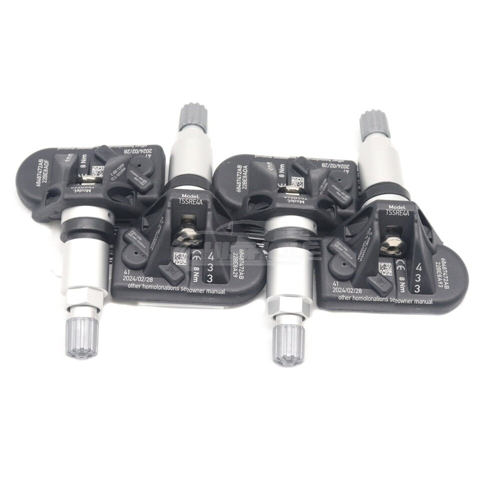 Set of 4pcs TPMS Tire Pressure Sensor 68487472AB for Dodge for Challenger 68487472AA