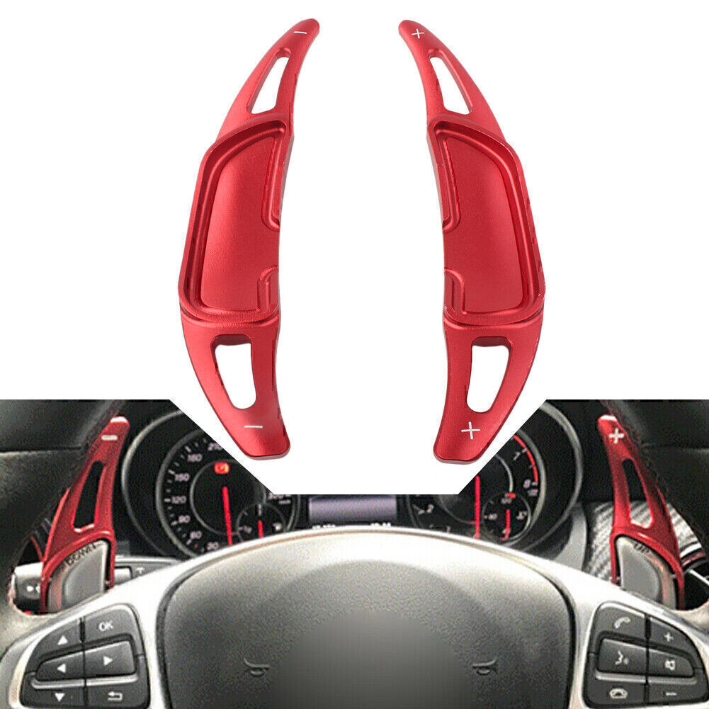 Steering Wheel Shift Shifter Paddle for Benz GLA45 SL63 A45 C63 E63 S65 BLK