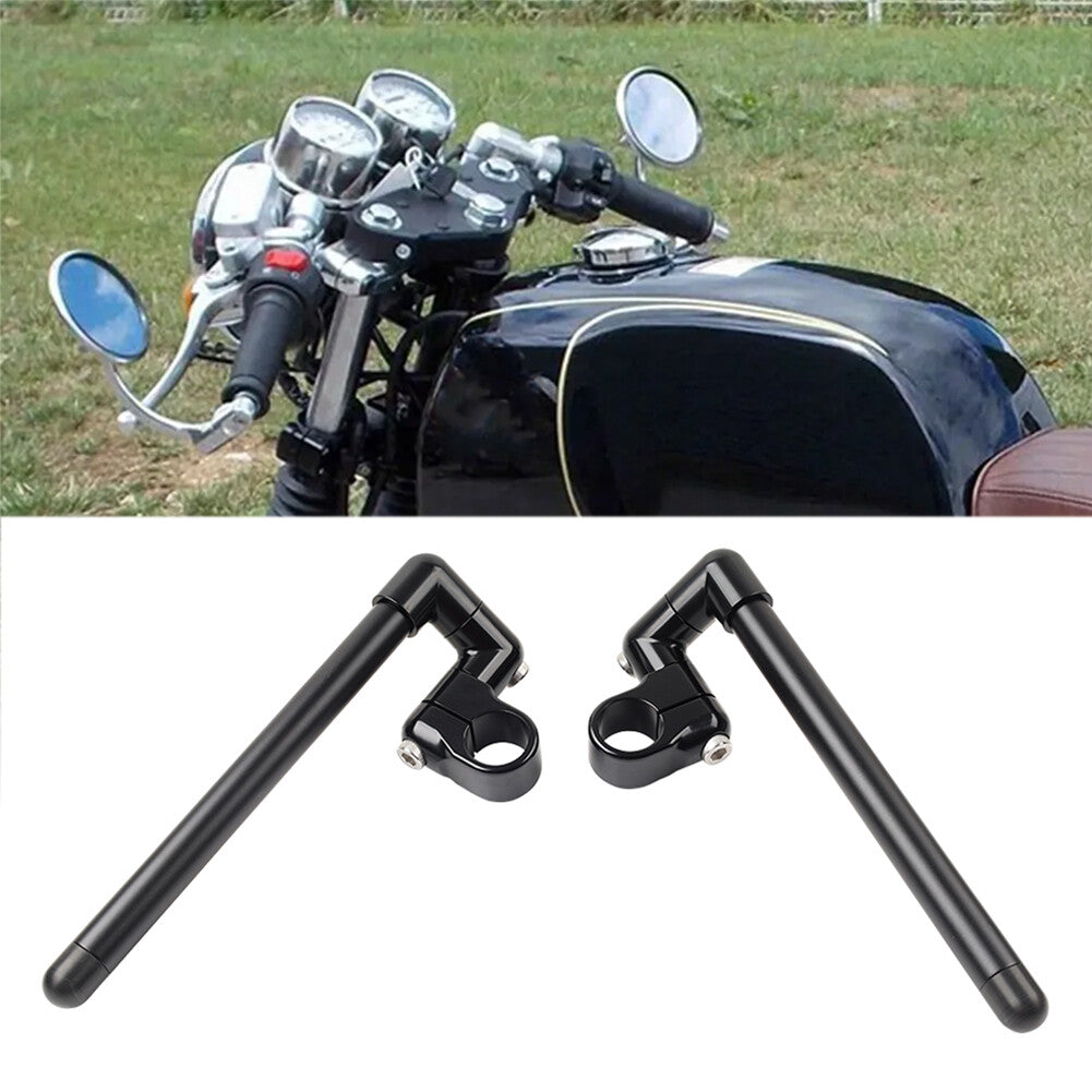 Cafe Racer Bars 7/8 Motorcycle Universal Clip-On Handlebar Fork Tube 33MM