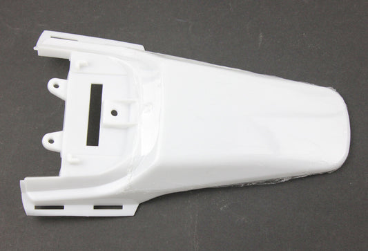White Plastics Rear Fender Guard for Honda XR50 CRF50 SSR SDG Pit Dirt Bikes