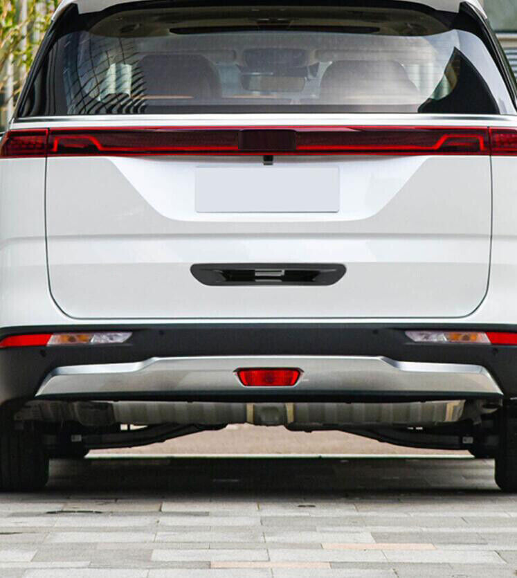 Glossy Black Look Rear Door Trunk Lid Handle Cover Trim for Kia Carnival 2022-24