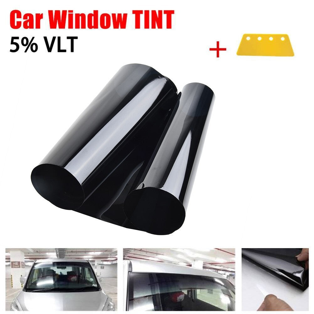 Car 5??VL Sun Visor Strip Tint Film Front Glass Windshield/Anti-UV Shade Decals