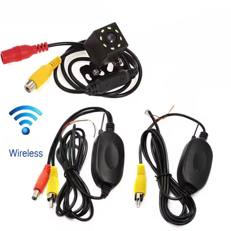 Parking Wireless Receiver Transmit Car LED Back Reverse Rear View Camera Kit