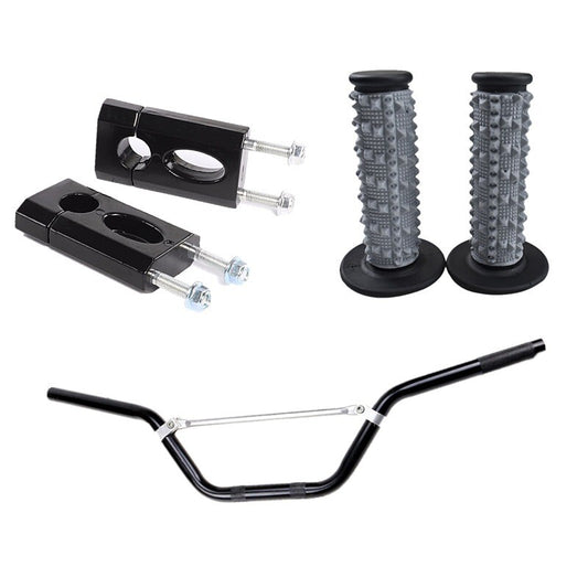 22mm 7/8 inch handlebar stem and grips pit-type mountain bikes CRF50 XR50 KLX110 CRF70 XR70