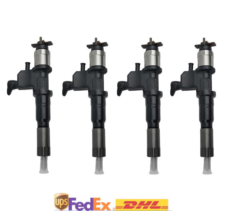 4X Fuel Injector 295050-0151 8-97622719-2 for Isuzu 6WG1 6WF1 Diesel Engine