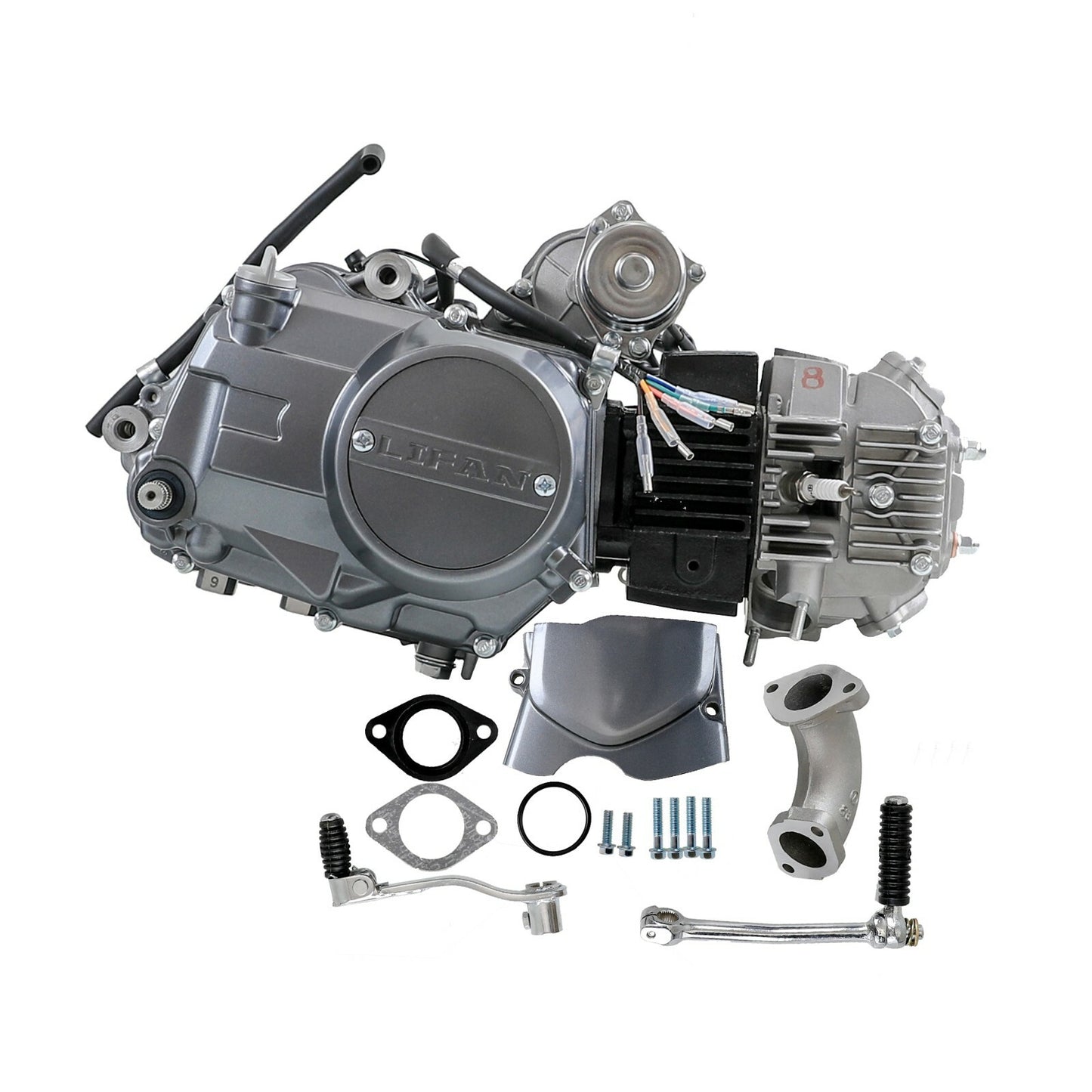 for Lifan 125cc Semi Auto Engine Motor 4 Stroke Pit Dirt Bike ATV CT110 CT90 CT70 50