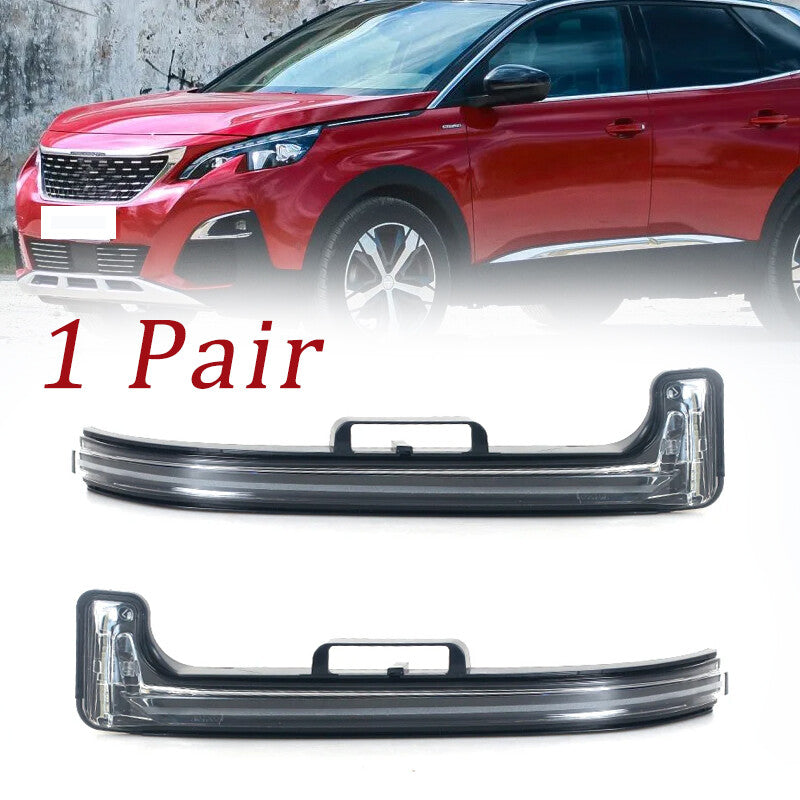 Applicable to turn signal indicator lights on for Peugeot 3008/5008/C5 AIRCROSS rearview mirrors