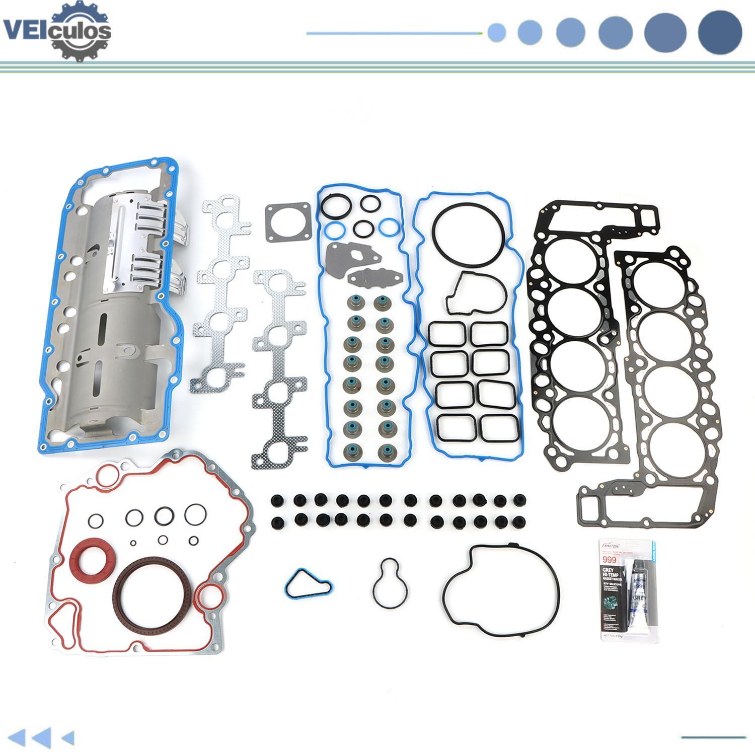 Full Gasket Set Head Bolts For 04-07 for Dodge Dakota Kora Durango for RAM for Jeep 4.7L