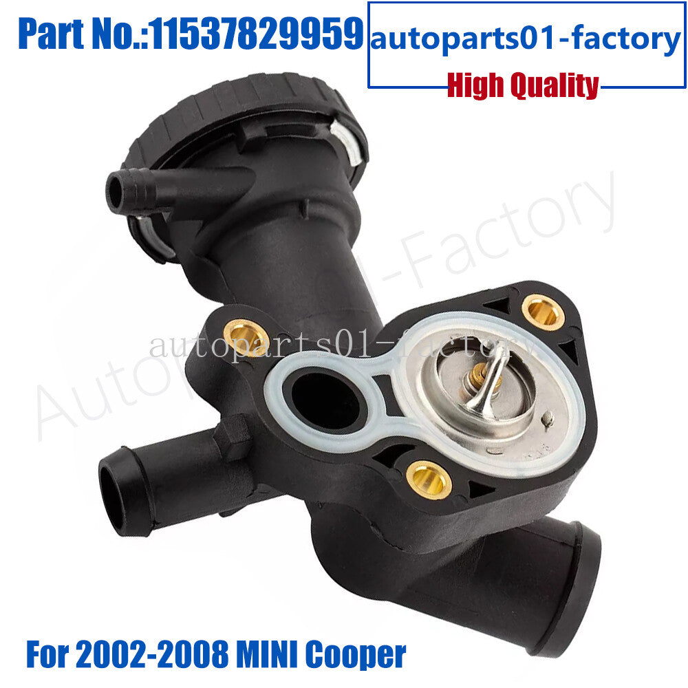 Thermostat With Gasket  Housing Kit Assembly for Mini Cooper R50 R52 R53 02-08