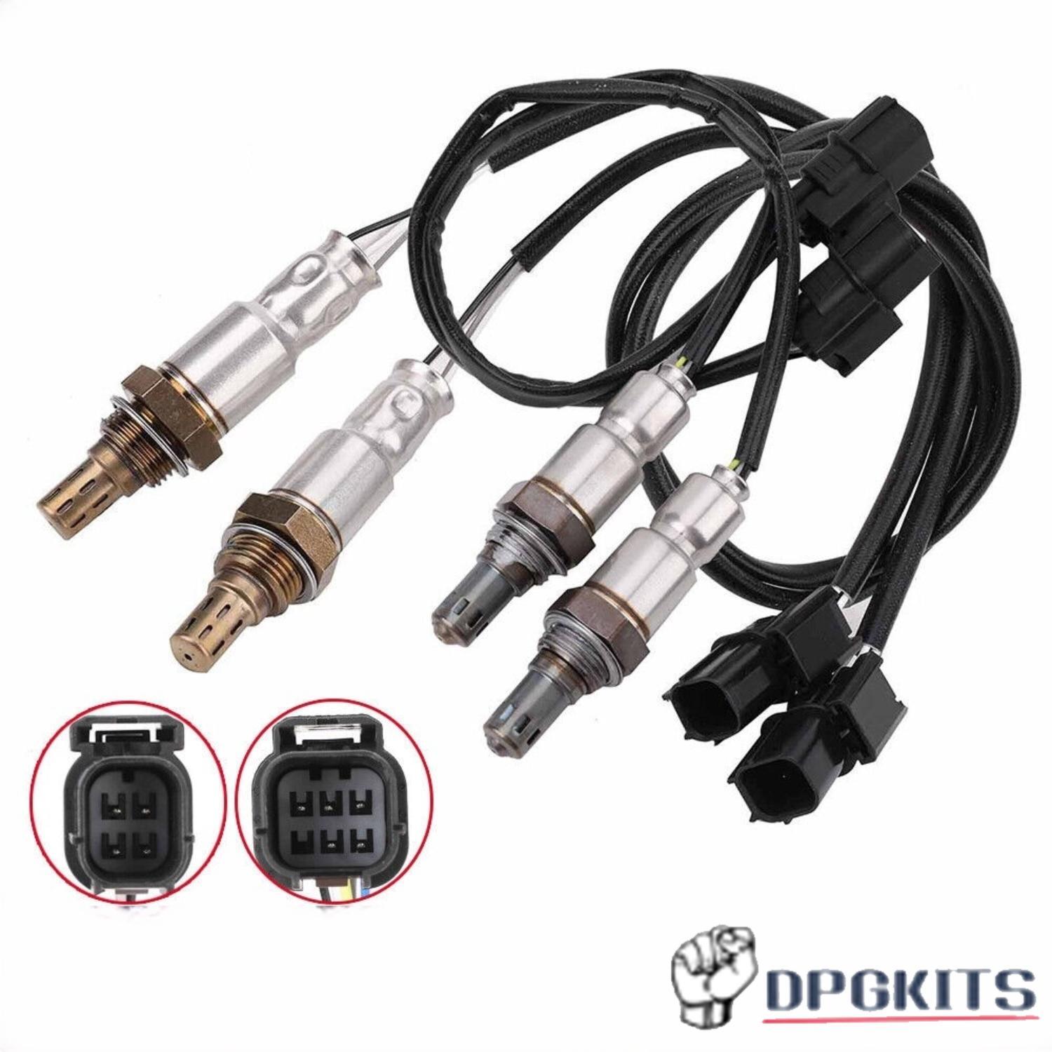 4-piece set of upstream and downstream oxygen sensors for Honda Odyssey Accord Pilot for Acura 3.5L V6