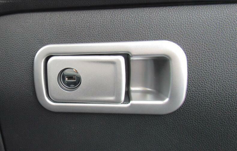 for Volkswagen Atlas 2018-23 ABS Silver for Co -Pilot Storage Box Handle Bowl Trim 2X