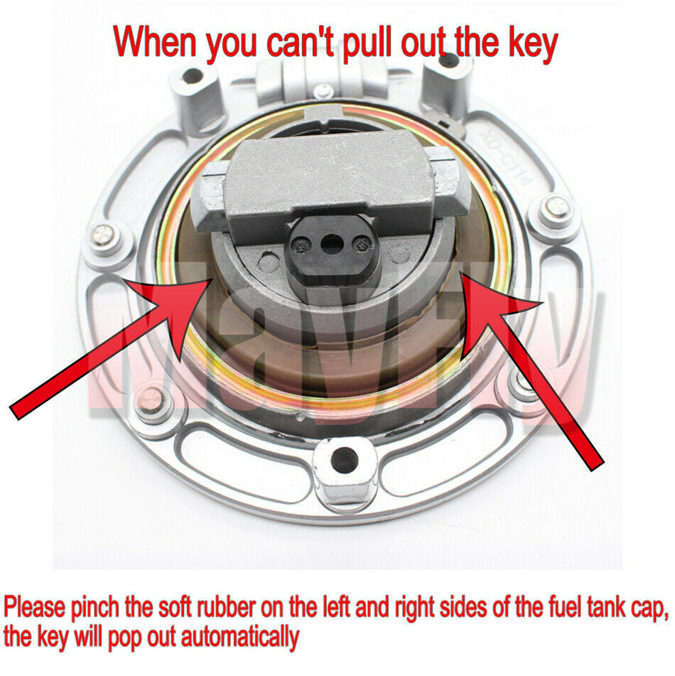 Ignition Switch Gas Cap for Seat Lock Set Fit for Honda CBR600RR CBR1000RR 2007-2014