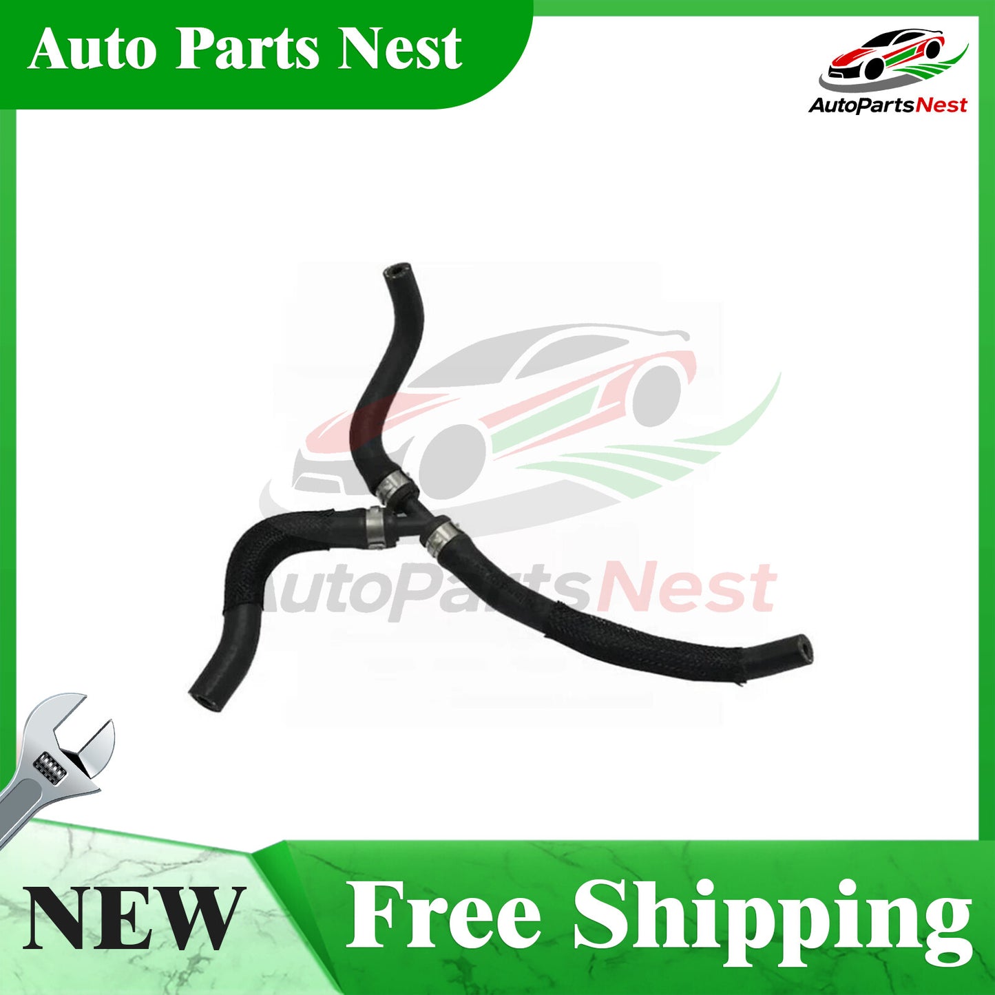 for BMW E70 X5 2007-10 Radiator Upper Hose Engine Water Coolant Tank 17127536236