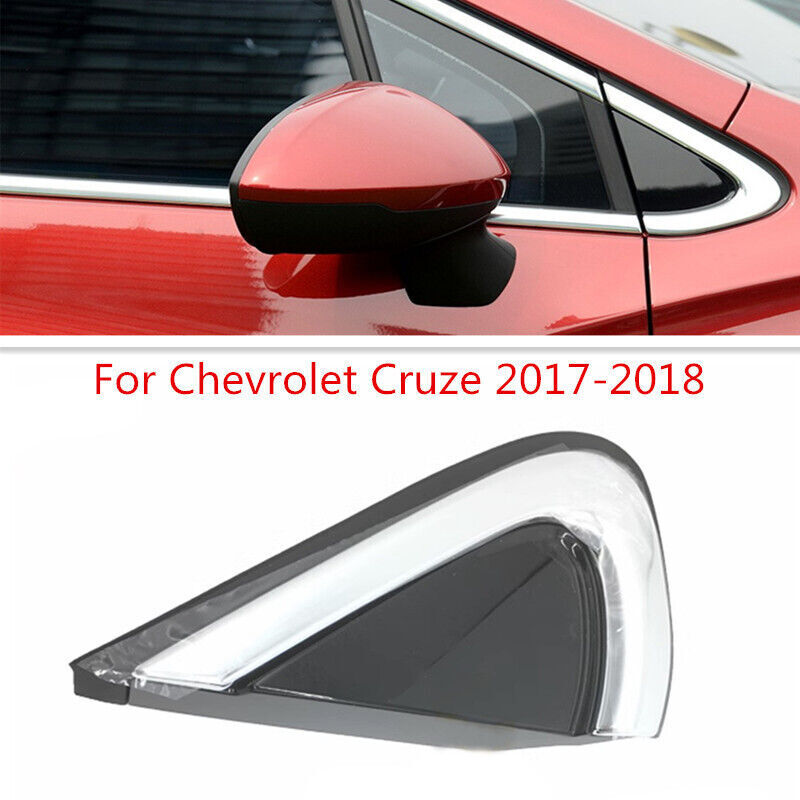 Chrome Exterior RH Window Molding Triangle Trim Cover for Chevrolet for Cruze 17-18