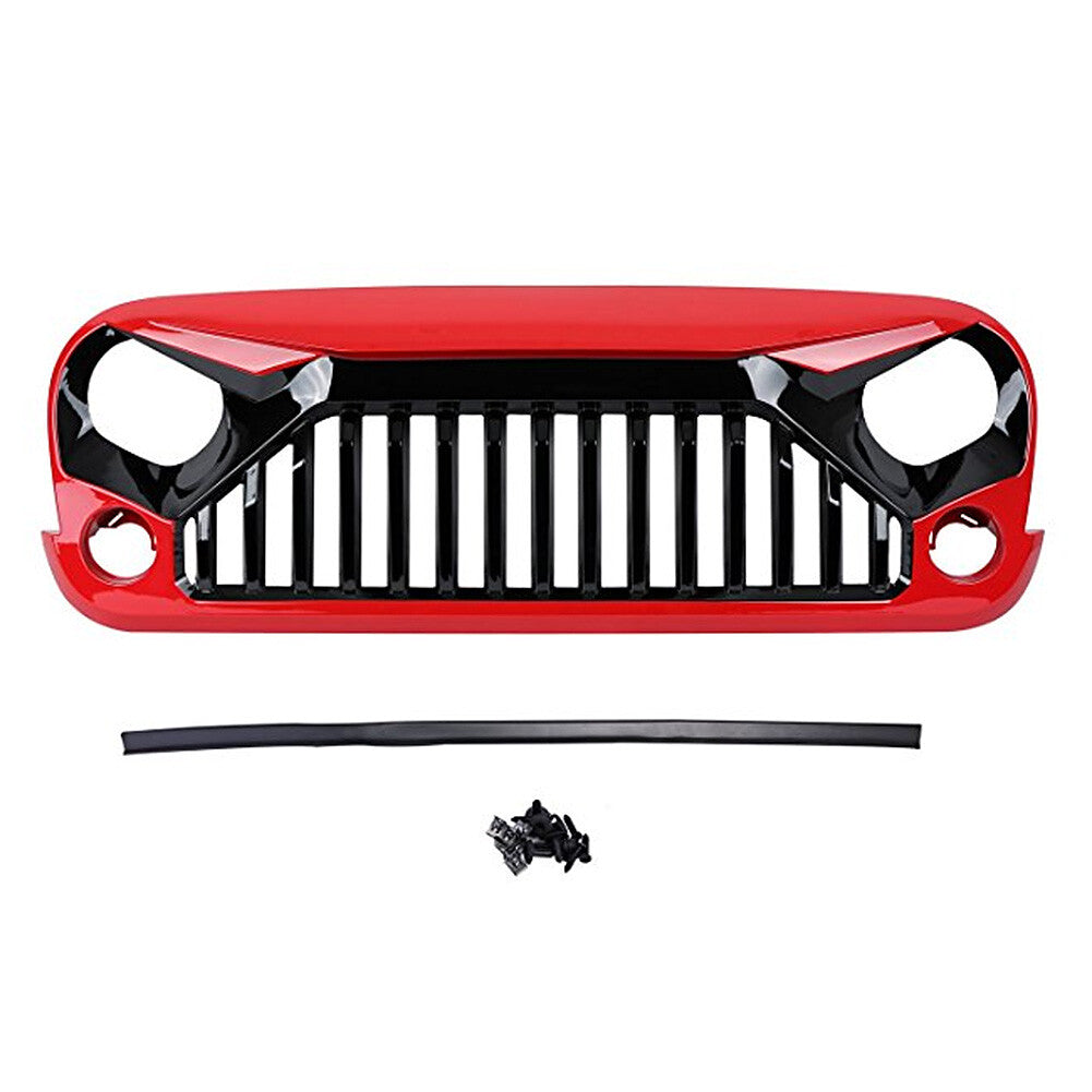 Monster Mesh Grille Grill for Jeep for Wrangler JK JKU Rubicon Sahara Sport 2007-17